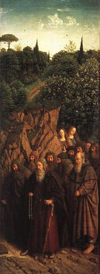 The Ghent Altarpiece: The Holy Hermits, EYCK, Jan van